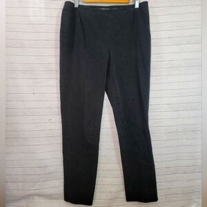 LAFAYETTE 148 NEW YORK CHRYSTIE BLACK ANKLE TROUSERS, SZ 6